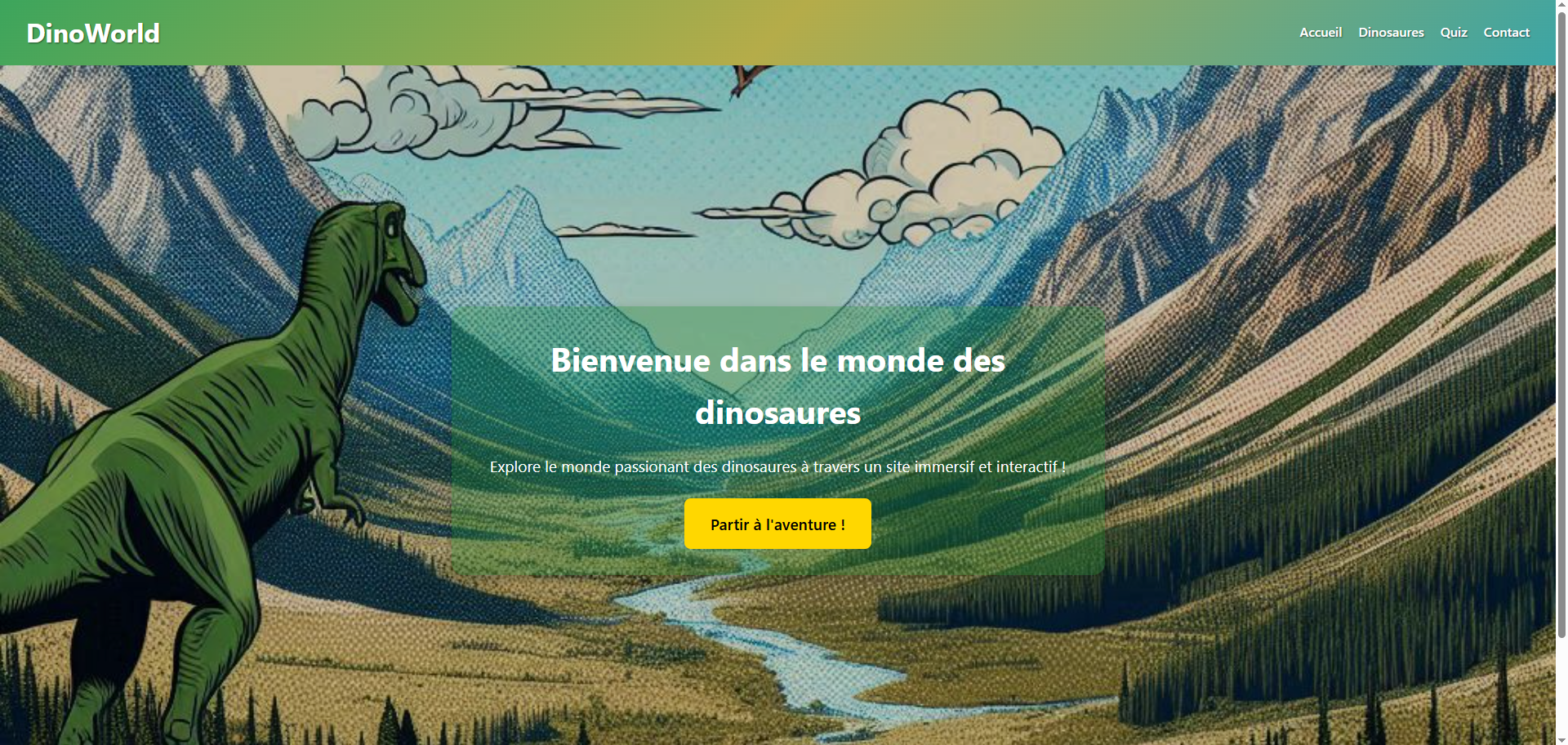 Aperçu du site Dinoworld